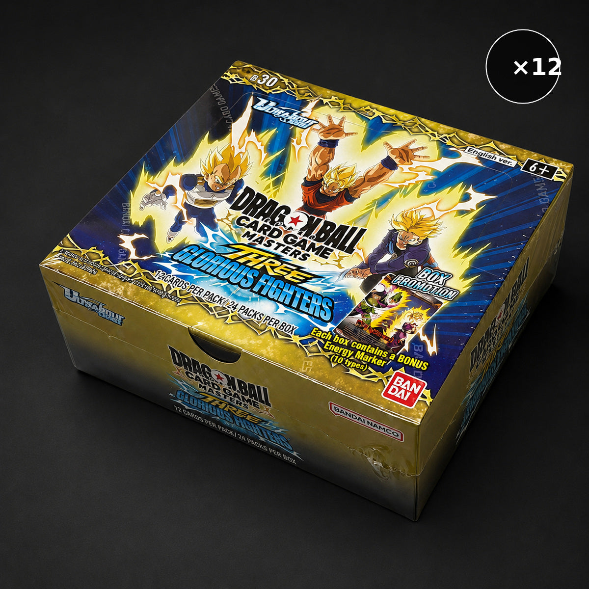 Dragon Ball Super Three Glorious Fighters Booster Box Case