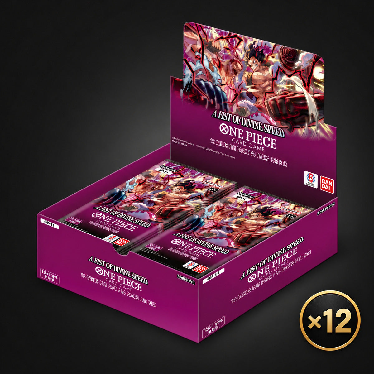 One Piece A Fist of Divine Speed Booster Box Case