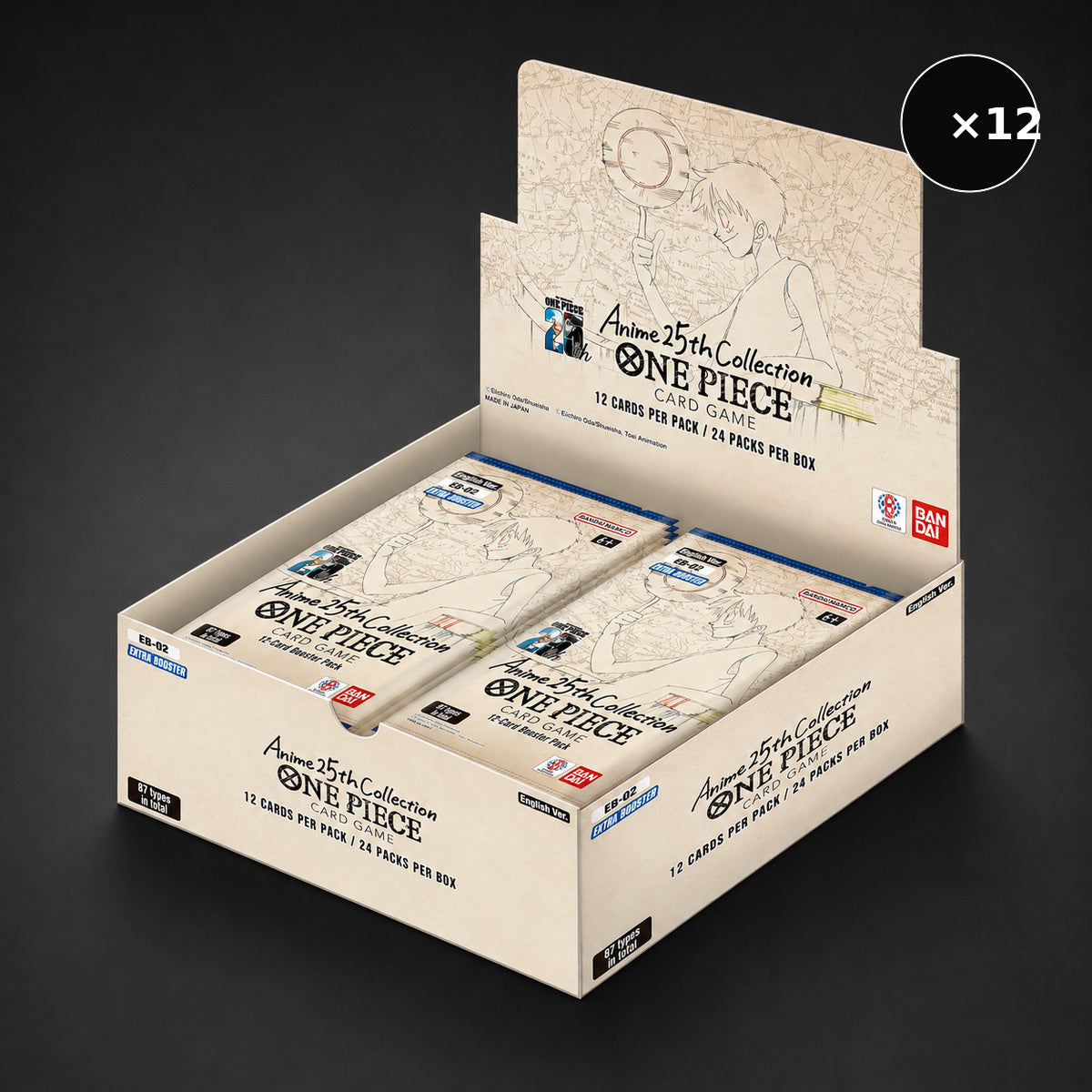 One Piece Extra Booster: Anime 25th Collection Box Case