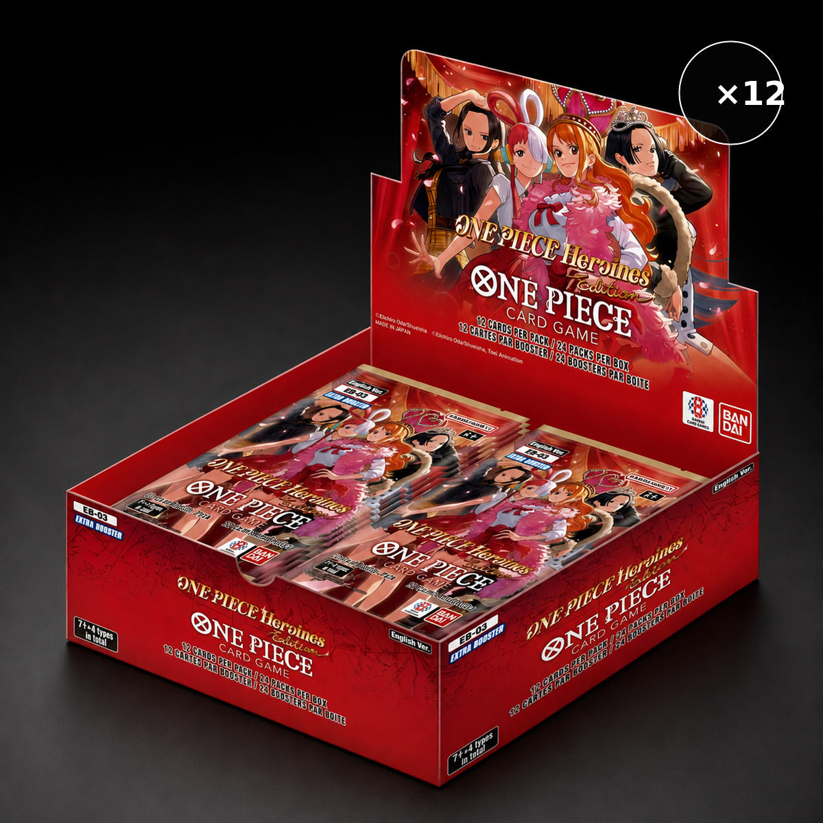 One Piece Extra Booster: One Piece Heroines Edition Box Case