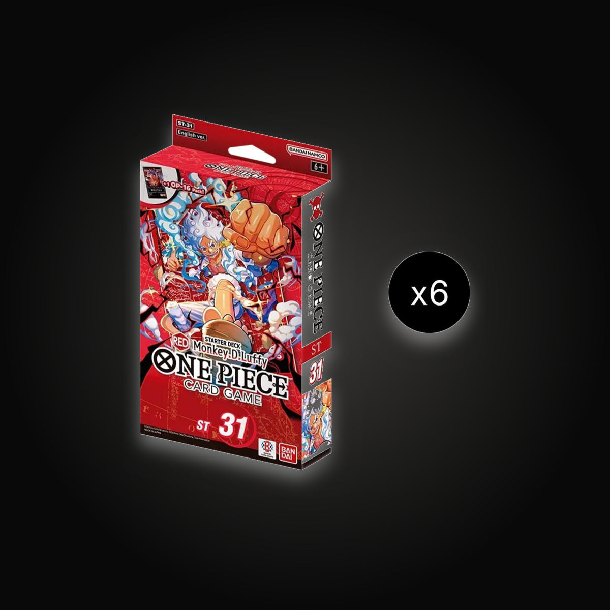 One Piece Starter Deck 31: RED Monkey.D.Luffy Display