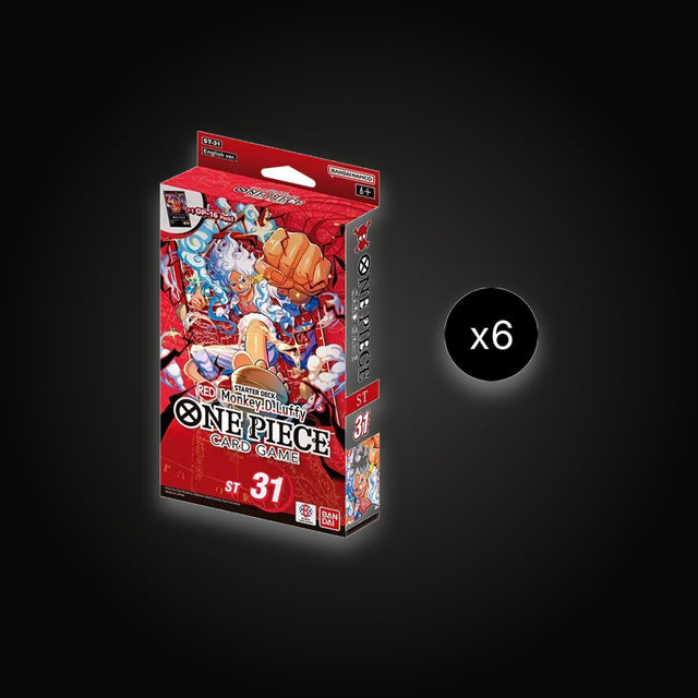 One Piece Starter Deck 31: RED Monkey.D.Luffy Display