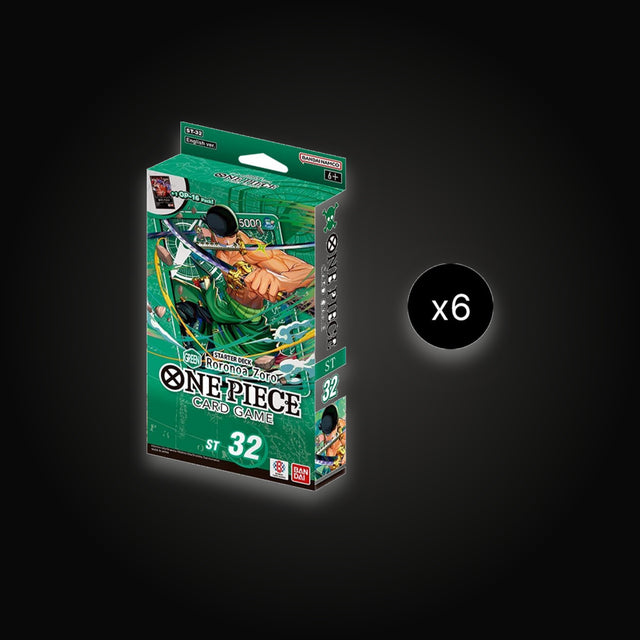 One Piece Starter Deck 32: GREEN Roronoa Zoro Display