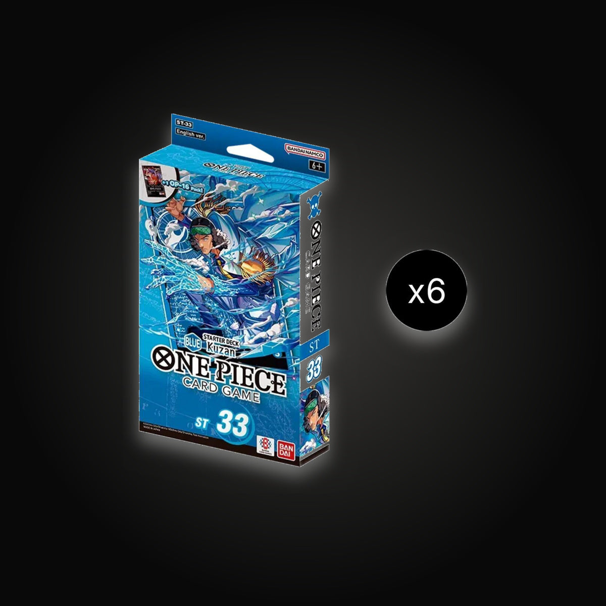 One Piece Starter Deck 33: BLUE Kuzan Display