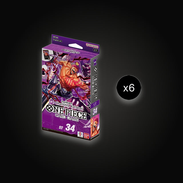 One Piece Starter Deck 34: PURPLE Charlotte Katakuri Display