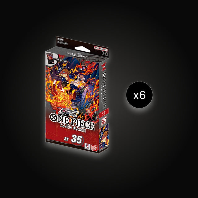 One Piece Starter Deck 35: RED/BLACK Sabo Display