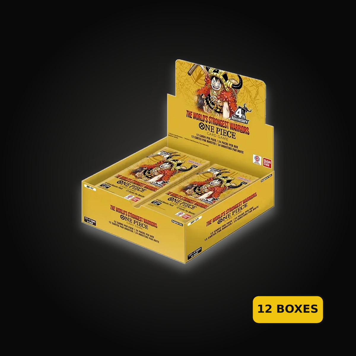 One Piece The World's Strongest Warriors Booster Box Case