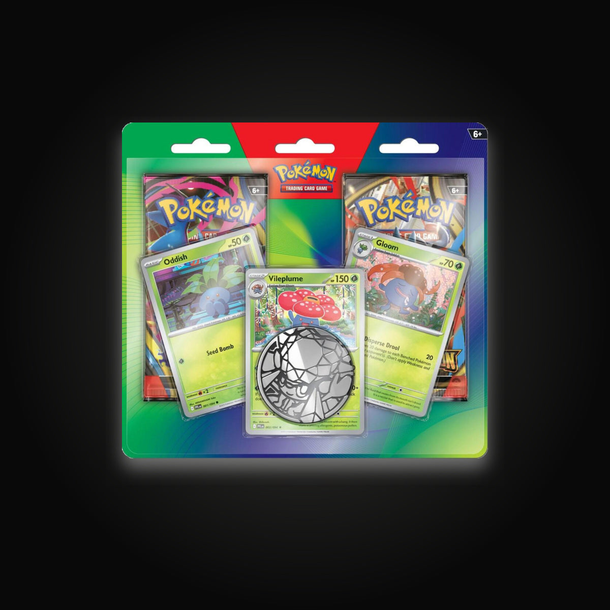 Pokémon 2-Pack Blister Pack [Oddish, Gloom, & Vileplume]