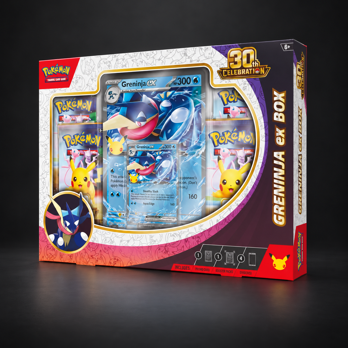 Pokémon 30th Celebration Greninja ex Box