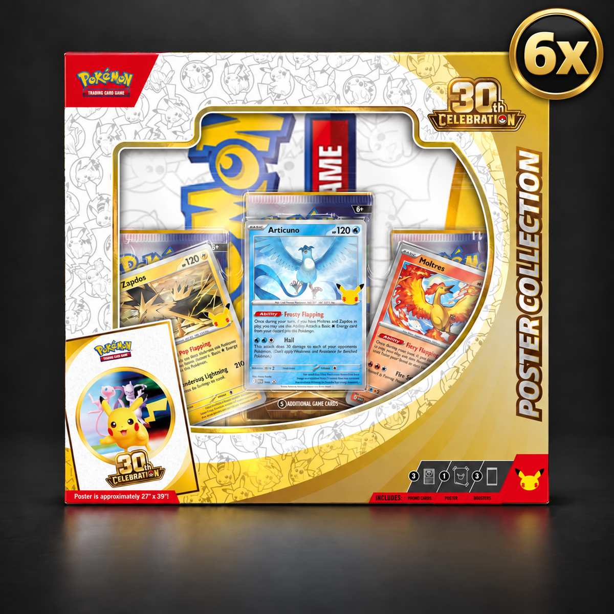 Pokémon 30th Celebration Poster Collection Case