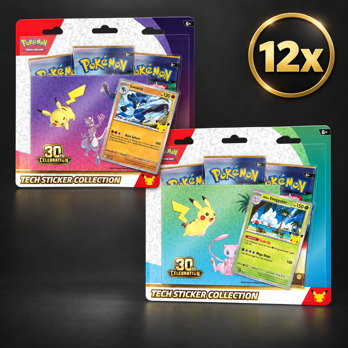 Pokémon 30th Celebration Tech Sticker Collection Case