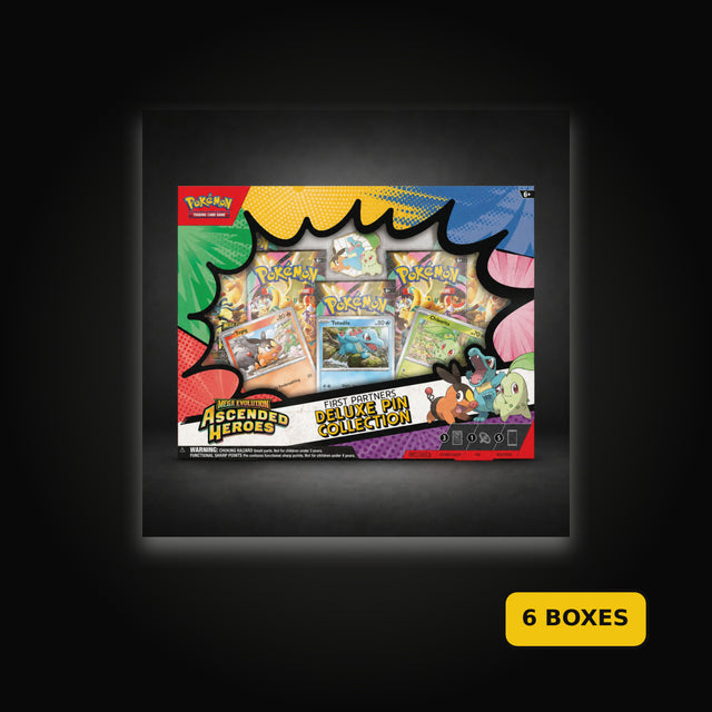 Pokémon Ascended Heroes First Partners Deluxe Pin Collection Case