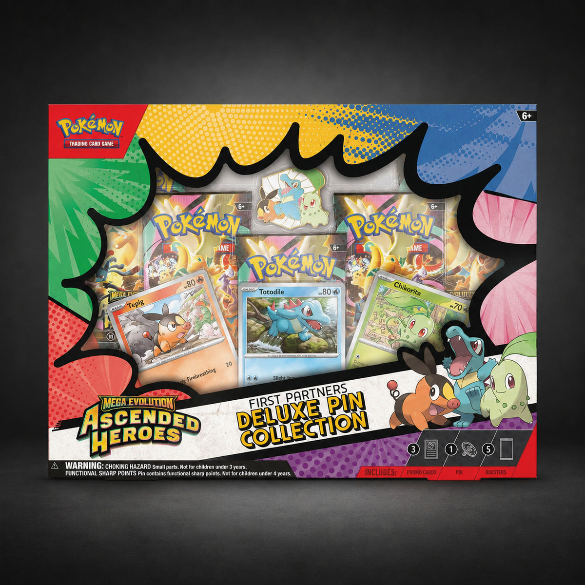 Pokémon Ascended Heroes First Partners Deluxe Pin Collection