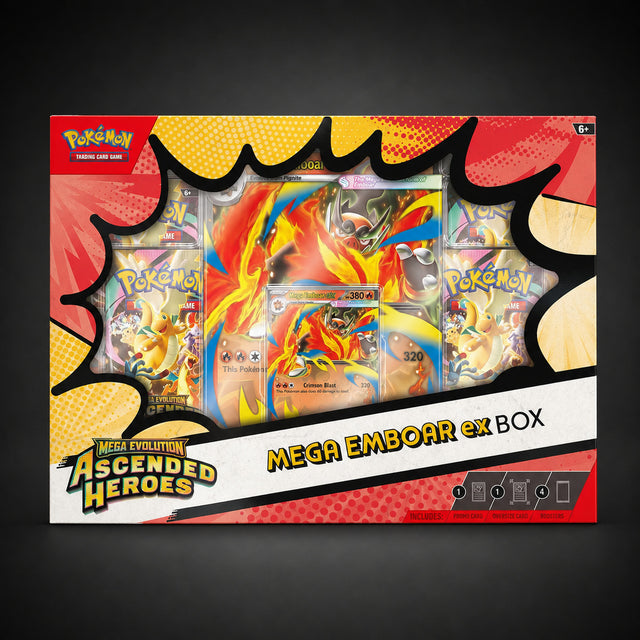 Pokémon Ascended Heroes Mega Emboar ex Box