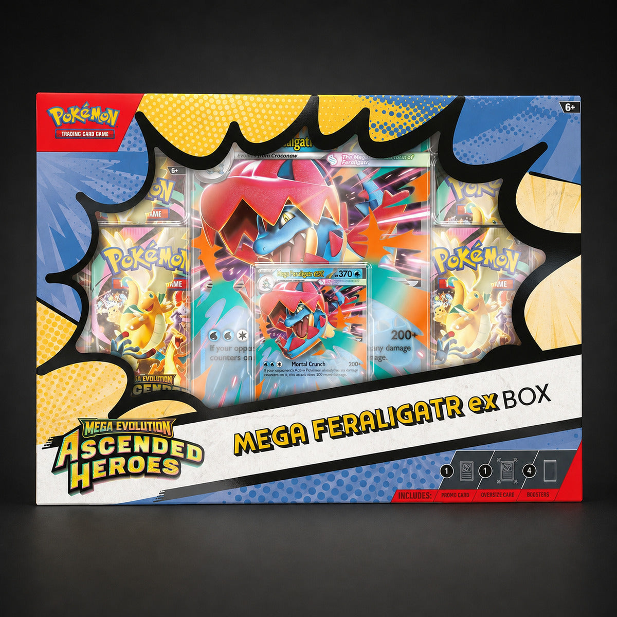 Pokémon Ascended Heroes Mega Feraligatr ex Box
