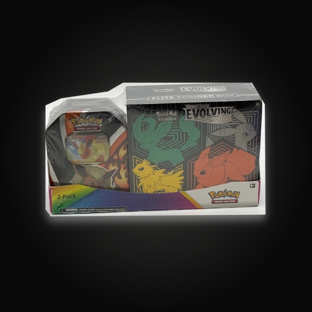 Pokémon Costco Pokemon Evolving Skies Elite Trainer Box and Tin