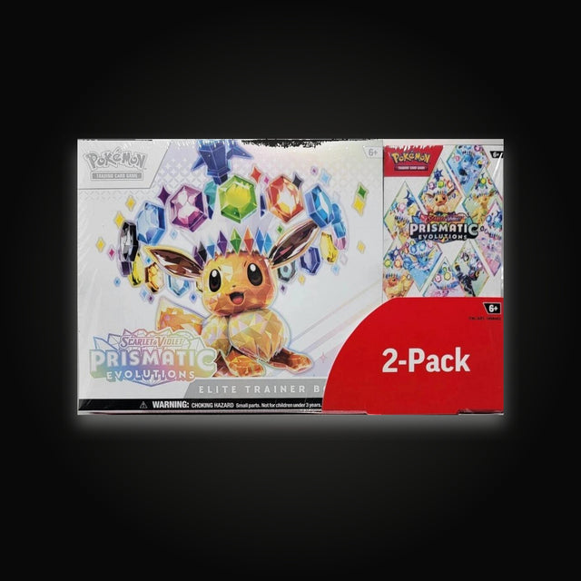 Pokémon Costco Pokemon Prismatic Evolutions 2-Pack Trainer Box and Booster Bundle