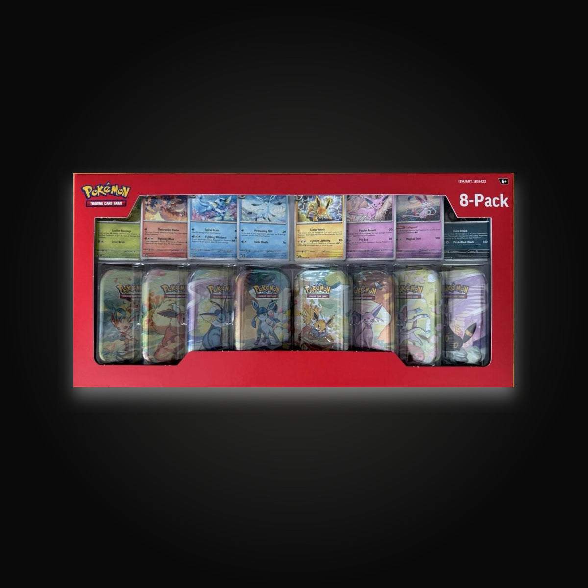 Pokémon Costco Prismatic Evolutions 8-Pack Mini Tins