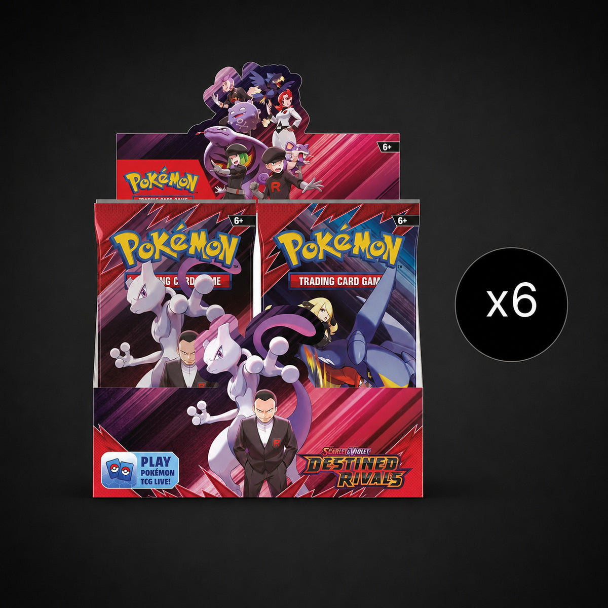 Pokémon Destined Rivals Booster Box Case