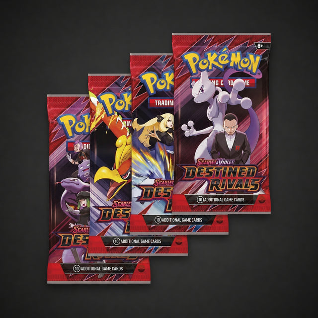 Pokémon Destined Rivals Booster Pack Art Bundle [Set of 4]