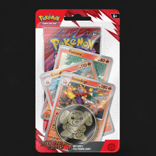 Pokémon Destined Rivals Premium Checklane Blister [Skeledirge]