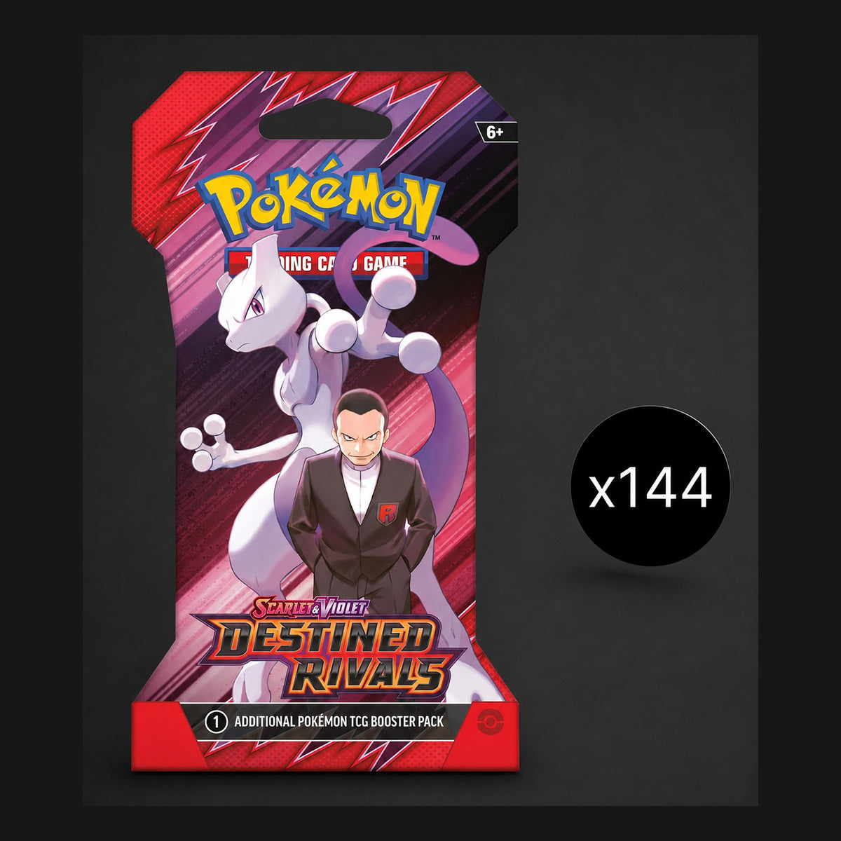 Pokémon Destined Rivals Sleeved Booster Case