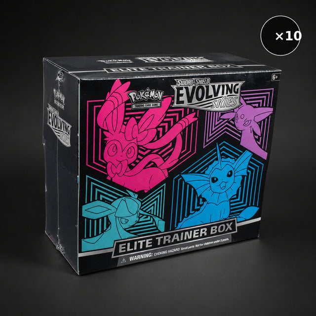 Pokémon Evolving Skies Elite Trainer Box Case