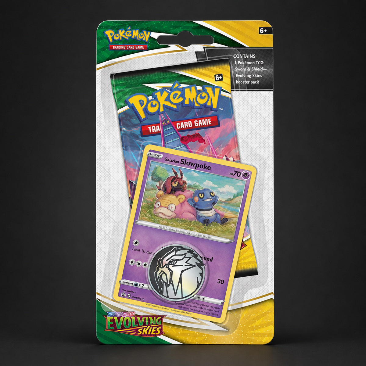 Pokémon Evolving Skies Single Pack Blister [Galarian Slowpoke]