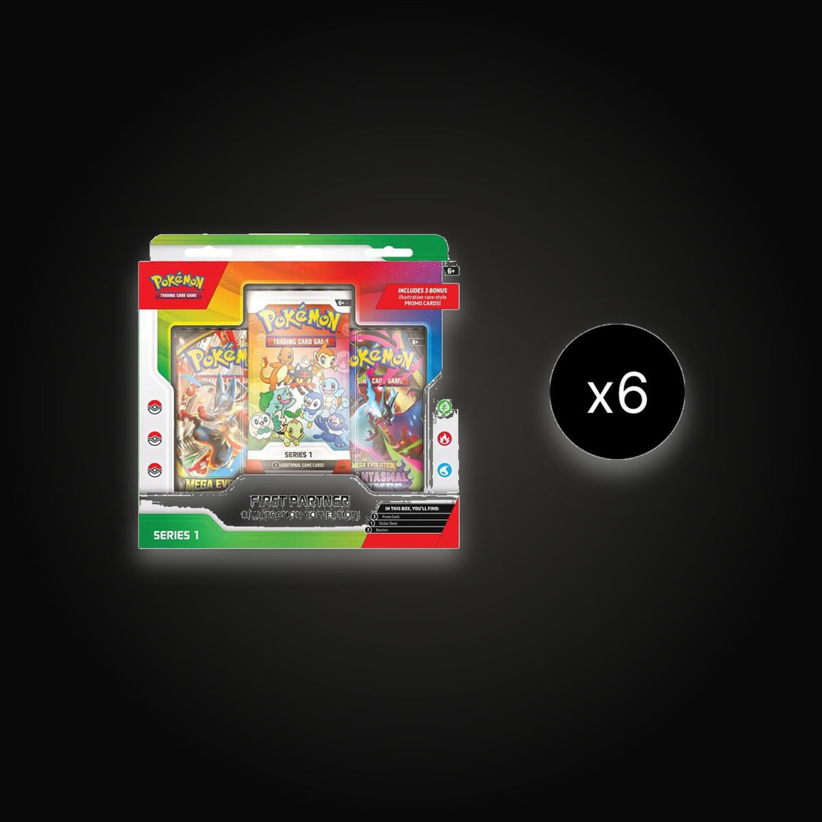 Pokémon First Partner Illustration Collection Case (Series 1)