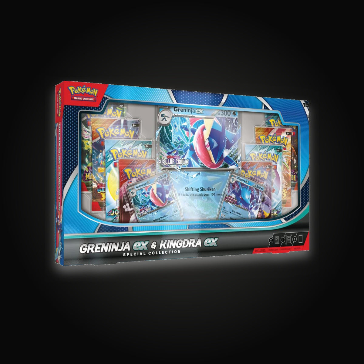 Pokémon Greninja EX & Kingdra EX Special Collection Box