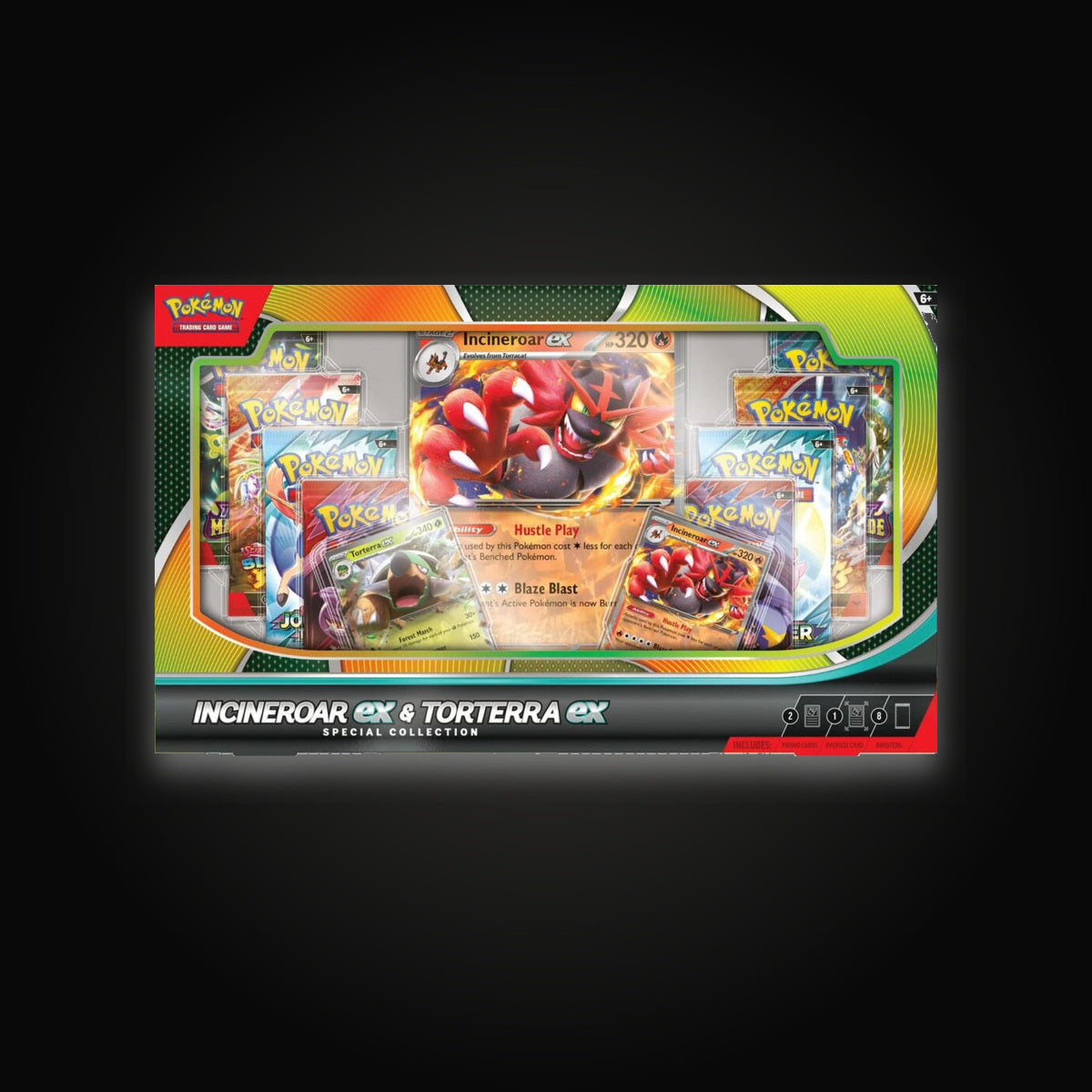 Pokémon Incineroar ex and Torterra ex Special Collection