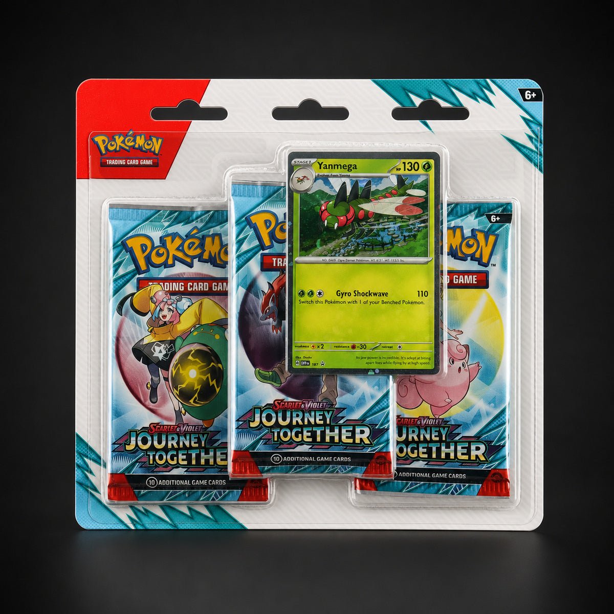 Pokémon Journey Together 3 Pack Blister [Yanmega]