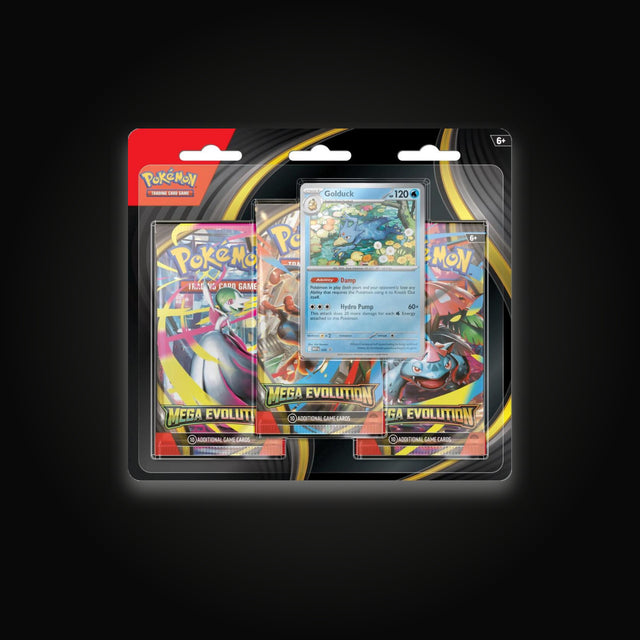 Pokémon Mega Evolution 3 Pack Blister [Golduck]