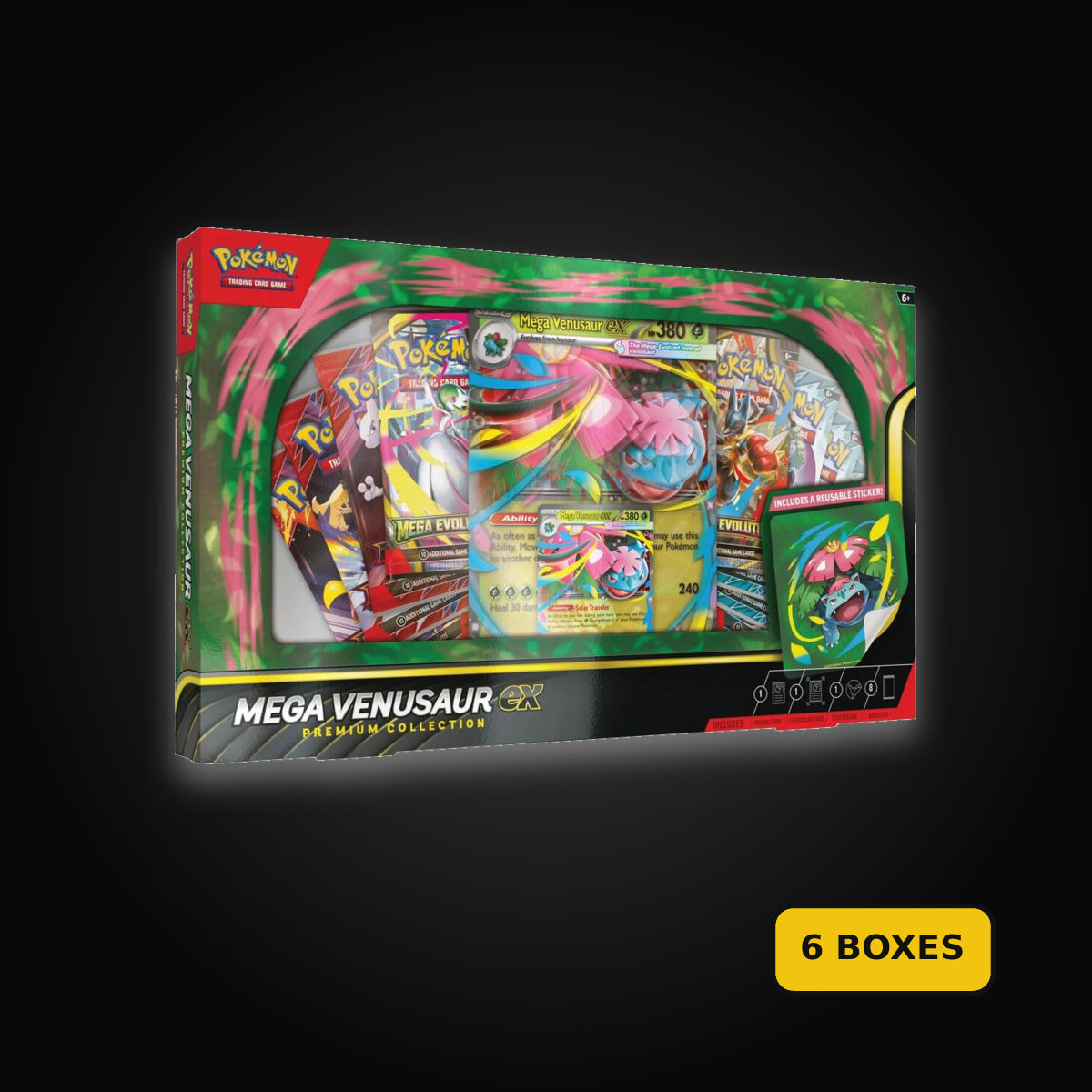 Pokémon Mega Venusaur EX Premium Collection Case