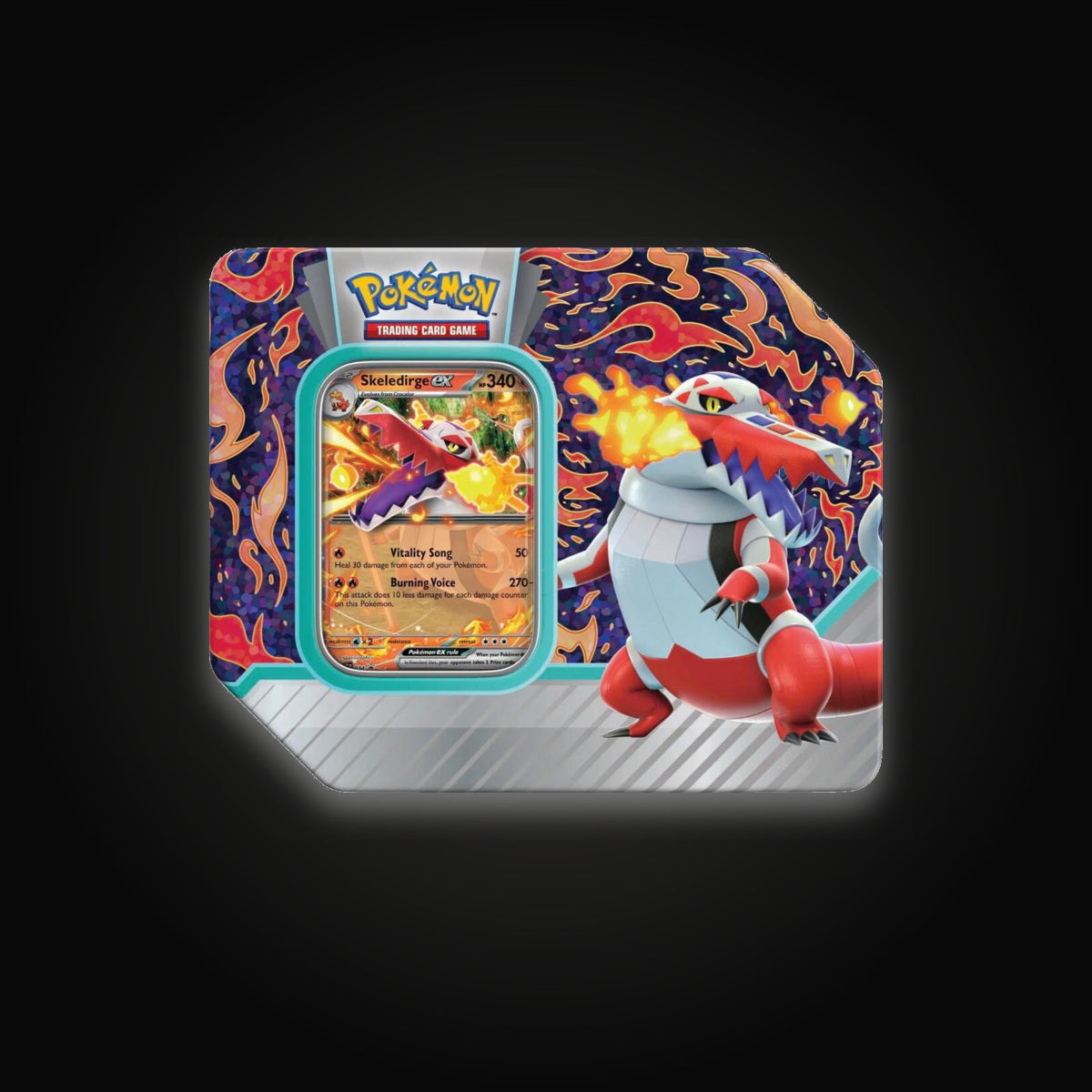 Pokémon Paldea Partners Tin [Skeledirge ex]