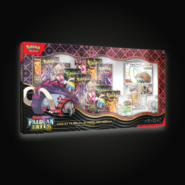 Pokémon Paldean Fates Great Tusk ex & Iron Treads ex Premium Collection