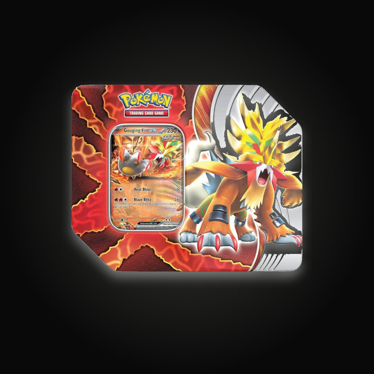 Pokémon Paradox Destinies Tin [Gouging Fire ex]