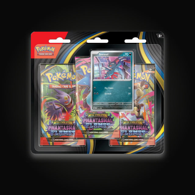 Pokémon Phantasmal Flames 3 Pack Blister [Sneasel]