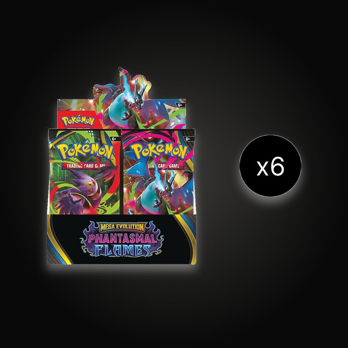 Pokémon Phantasmal Flames Booster Box Case