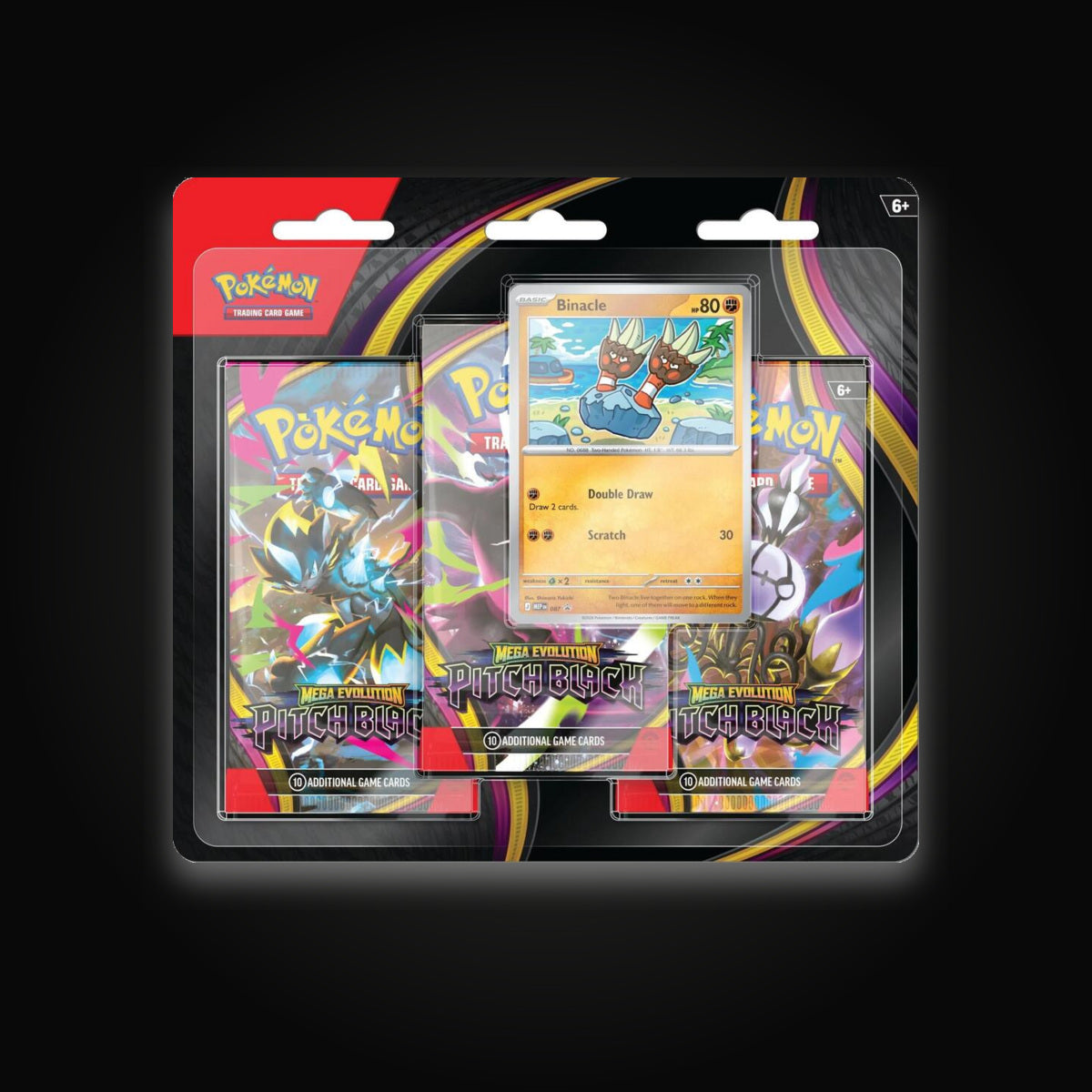 Pokémon Pitch Black 3 Pack Blister [Binacle]