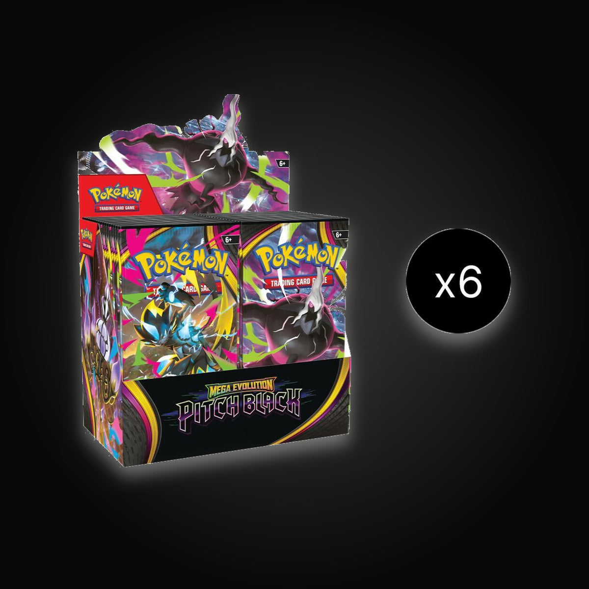Pokémon Pitch Black Booster Box Case