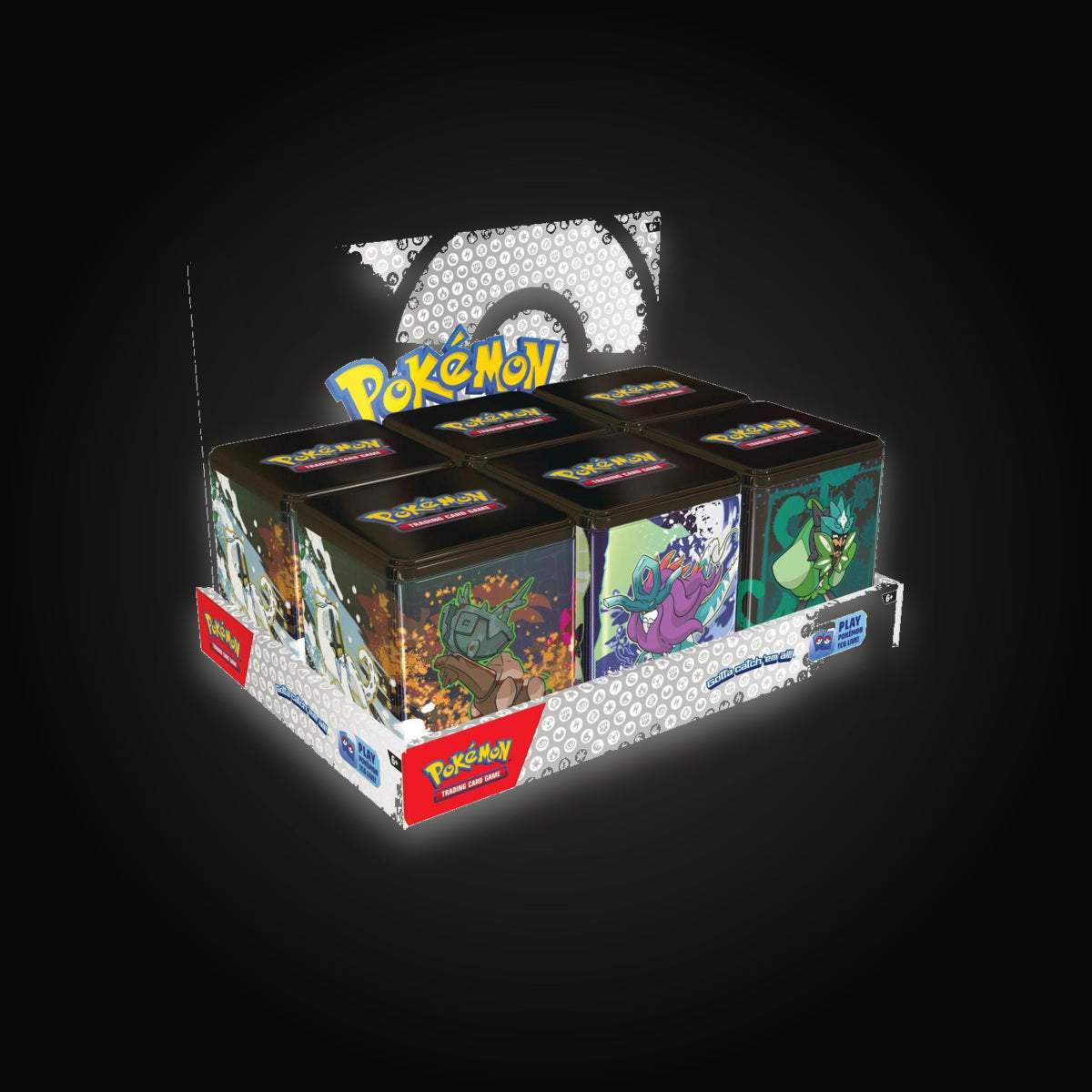 Pokémon Pokemon Stacking Tins: Treasures of Ruin-Paradox Pokémon-Ogerpon Display
