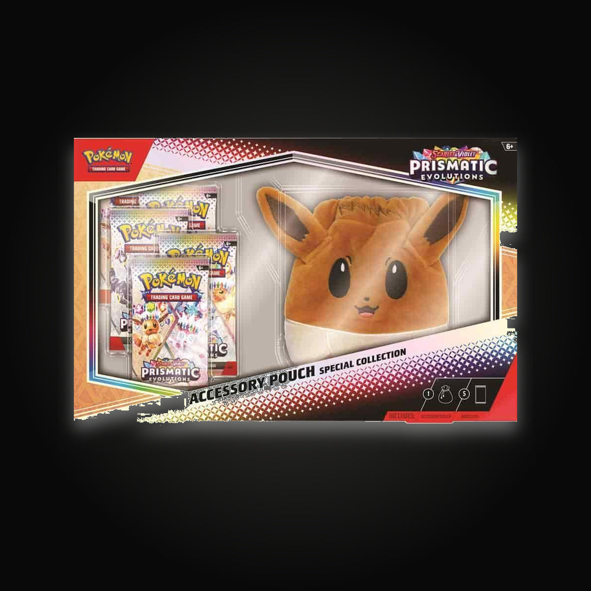 Pokémon Prismatic Evolutions Accessory Pouch Special Collection