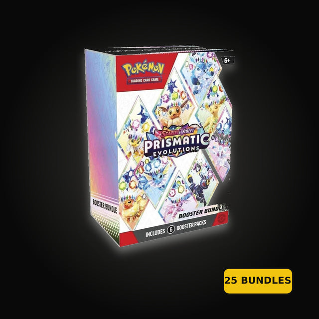Pokémon Prismatic Evolutions Booster Bundle Case