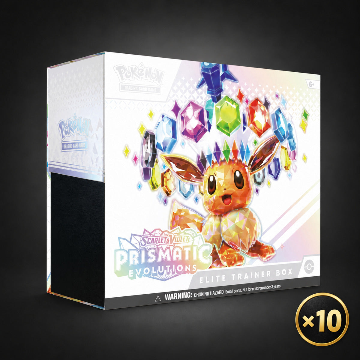 Pokémon Prismatic Evolutions Elite Trainer Box Case