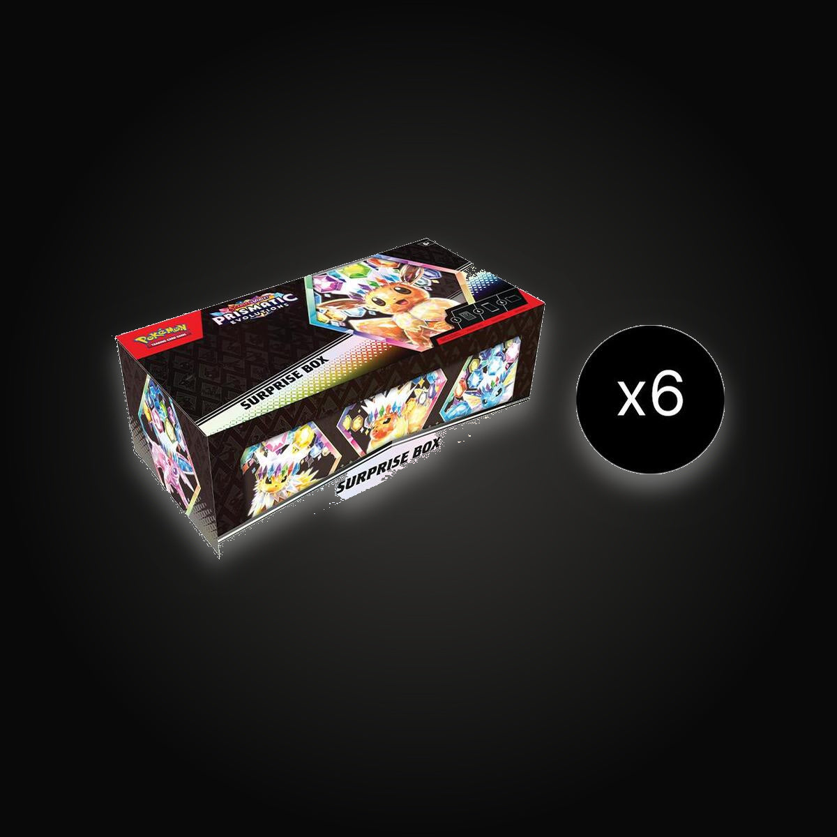Pokémon Prismatic Evolutions Surprise Box Case
