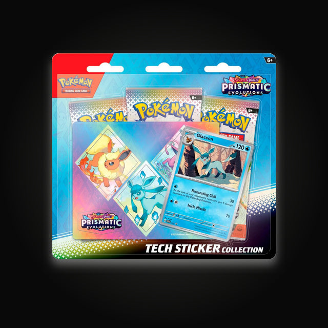 Pokémon Prismatic Evolutions Tech Sticker Collection [Glaceon]