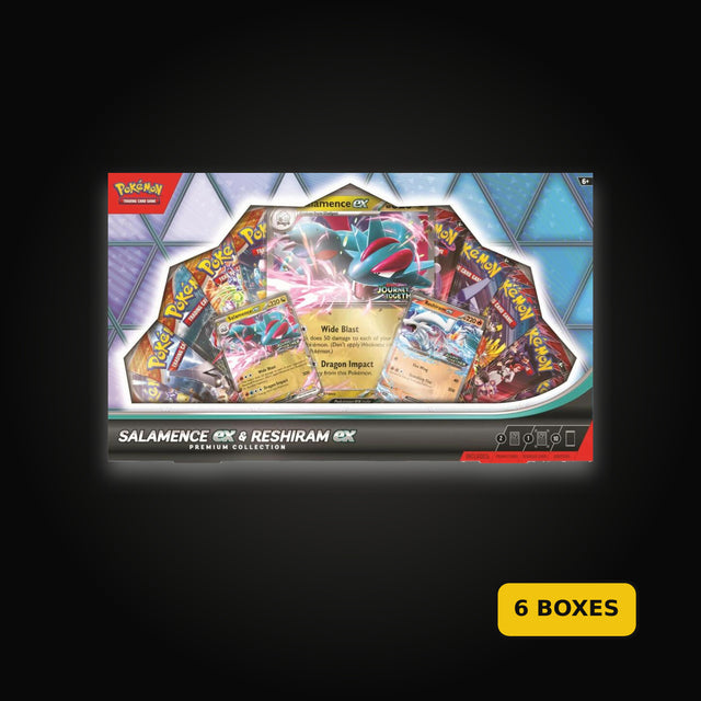 Pokémon Salamence EX & Reshiram EX Premium Collection Box Sealed Case