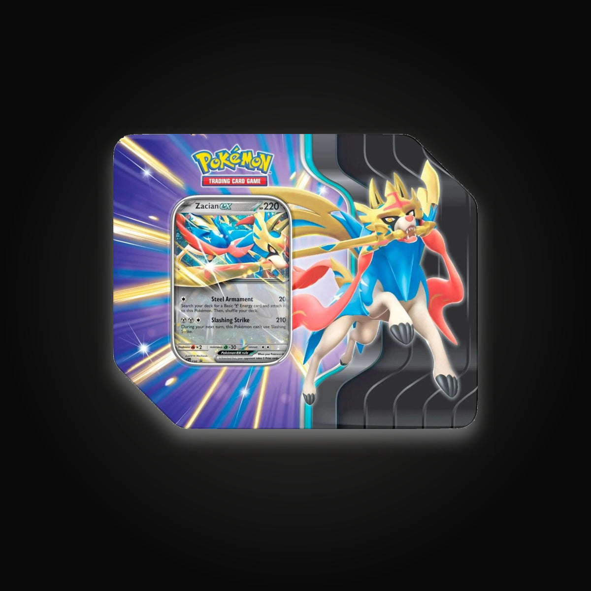 Pokémon Slashing Legends Tin [Zacian ex]