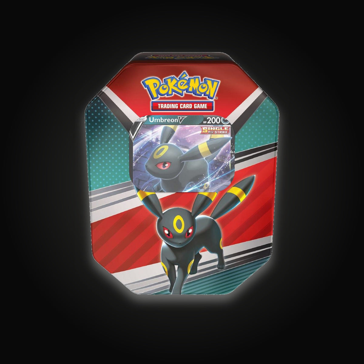 Pokémon V Heroes Tin [Umbreon V] (International Version)